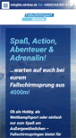 Mobile Screenshot of fallschirmspringen-airtime.de